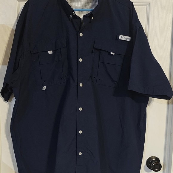 Chemise Columbia PFG Bahama II Homme - Bleu Pêche, Taille XL, Neuve Avec étiquettes